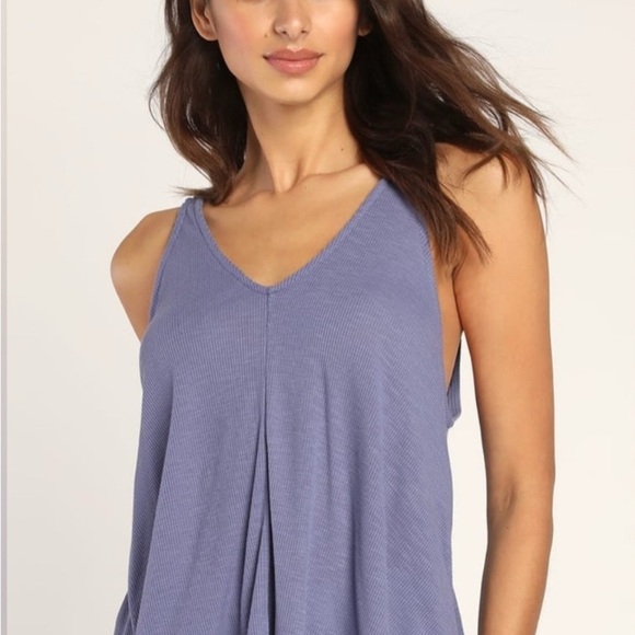 Free People Purple Tank Top - Picture 4 of 4